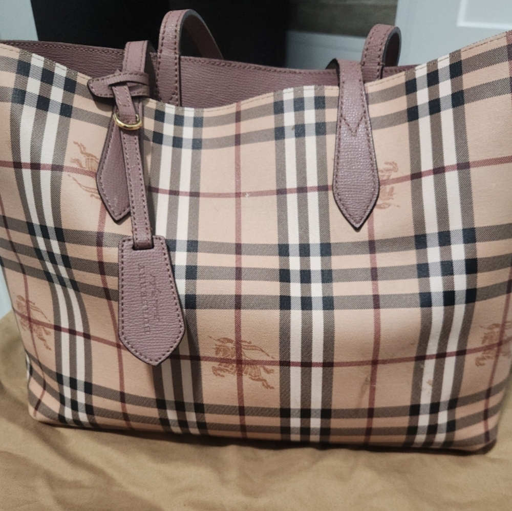 Burberry Medium Reversible Leather Tote